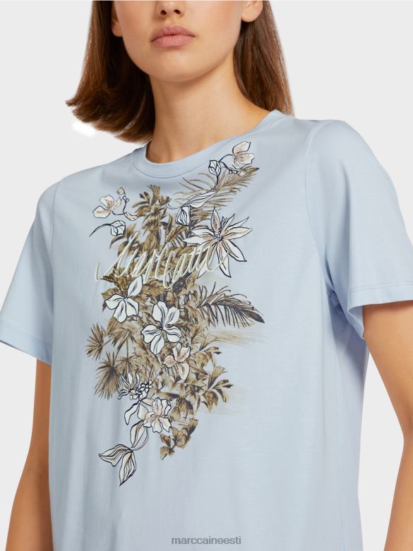 Marc Cain Riietus \"koos ümbermõtlema\" top J8DT1419 hele puuder sinine