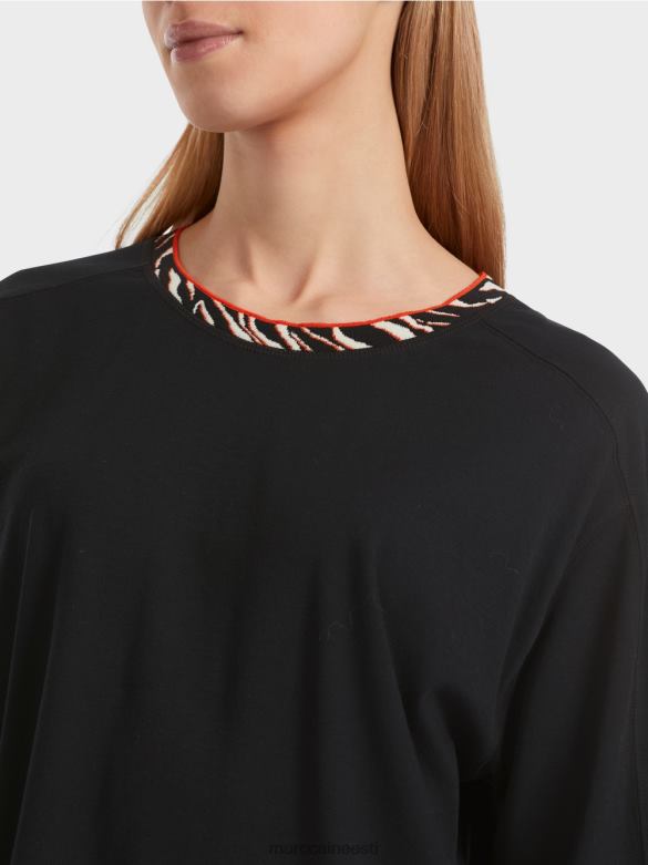 Marc Cain Riietus lai \"koos ümbermõtlemise\" särk J8DT1258 must