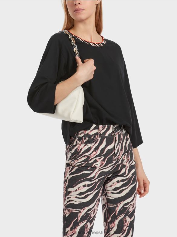 Marc Cain Riietus lai \"koos ümbermõtlemise\" särk J8DT1258 must