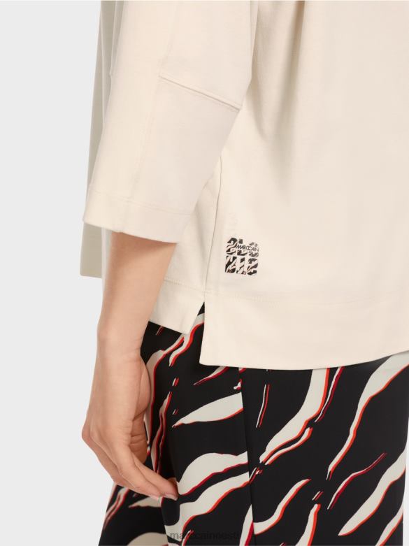 Marc Cain Riietus lai \"koos ümbermõtlemise\" särk J8DT1259 mandlipiim