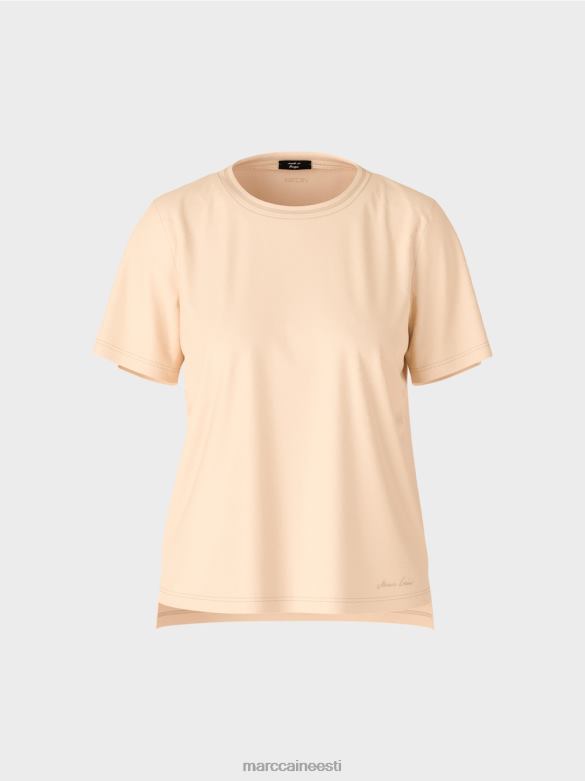 Marc Cain Riietus laia kaelusega t-särk J8DT1275 tume kreem
