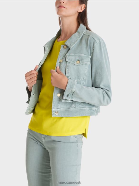 Marc Cain Riietus laia kaelusega t-särk J8DT1313 pehme sidrun