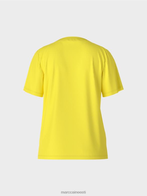 Marc Cain Riietus laia kaelusega t-särk J8DT1313 pehme sidrun