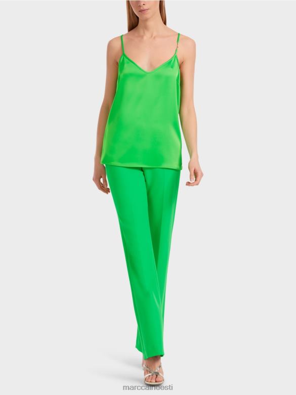 Marc Cain Riietus ülaosa peenikese ketiga J8DT1246 tume õunaroheline