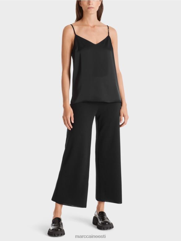 Marc Cain Riietus ülaosa peenikese ketiga J8DT1248 must