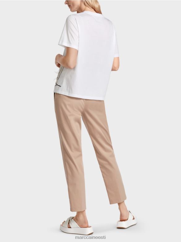 Marc Cain Riietus loomamotiividega t-särk J8DT1402 sügav liiv