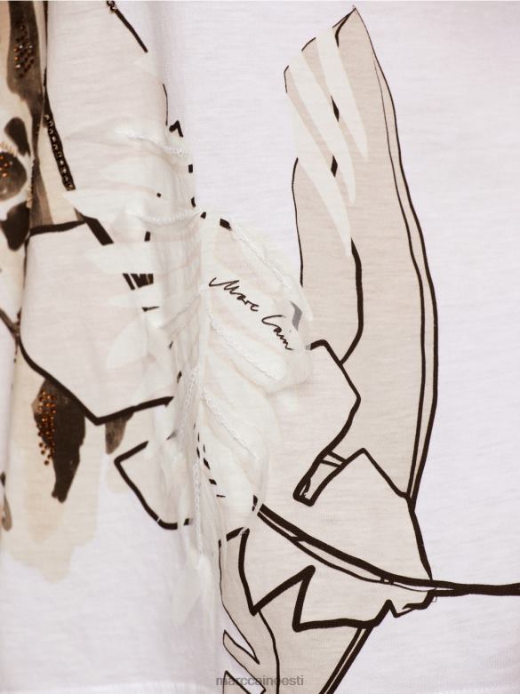 Marc Cain Riietus loomamotiividega t-särk J8DT1402 sügav liiv