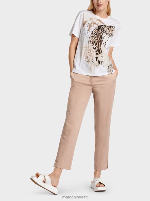 Marc Cain Riietus loomamotiividega t-särk J8DT1402 sügav liiv