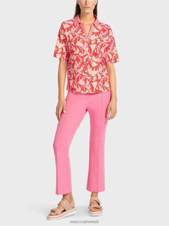 Marc Cain Riietus mustriga polosärk J8DT1421 särav päevitus