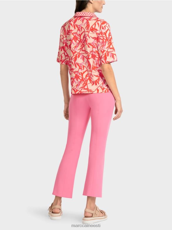 Marc Cain Riietus mustriga polosärk J8DT1421 särav päevitus