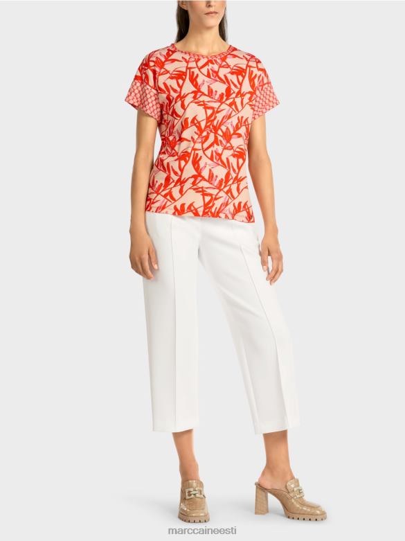 Marc Cain Riietus mustriga t-särk J8DT1423 särav päevitus