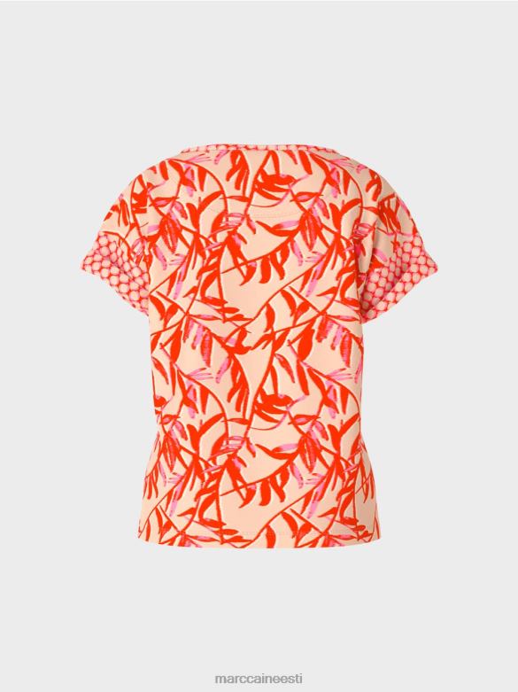 Marc Cain Riietus mustriga t-särk J8DT1423 särav päevitus