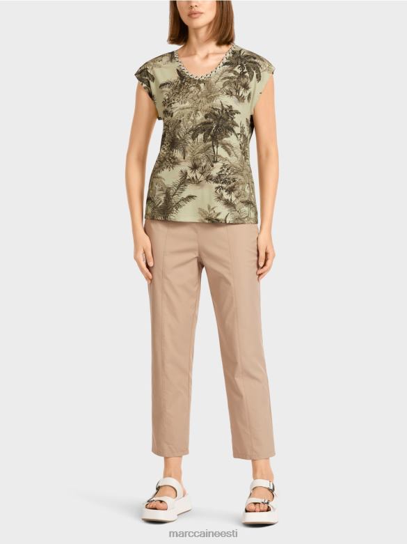 Marc Cain Riietus peopesa motiiviga t-särk J8DT1417 pehme hingeõhk