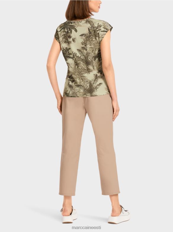 Marc Cain Riietus peopesa motiiviga t-särk J8DT1417 pehme hingeõhk