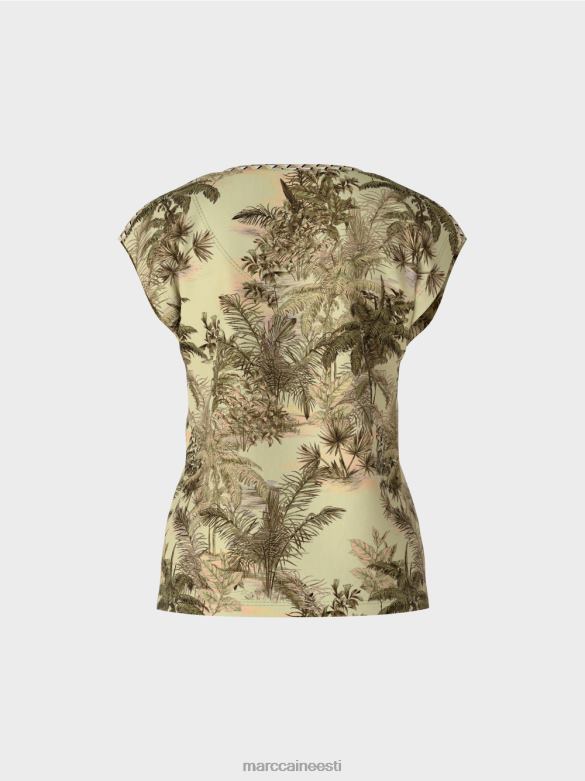 Marc Cain Riietus peopesa motiiviga t-särk J8DT1417 pehme hingeõhk