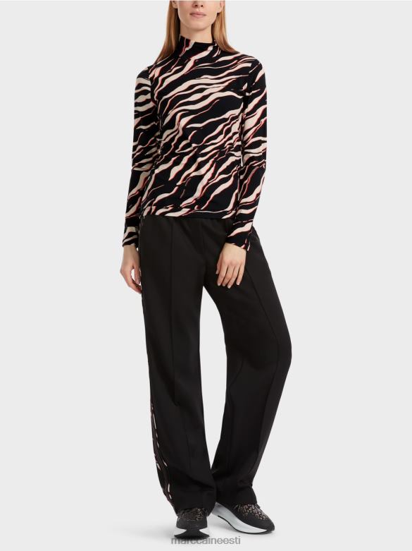 Marc Cain Riietus pikkade varrukatega leo disainsärk J8DT1267 campari