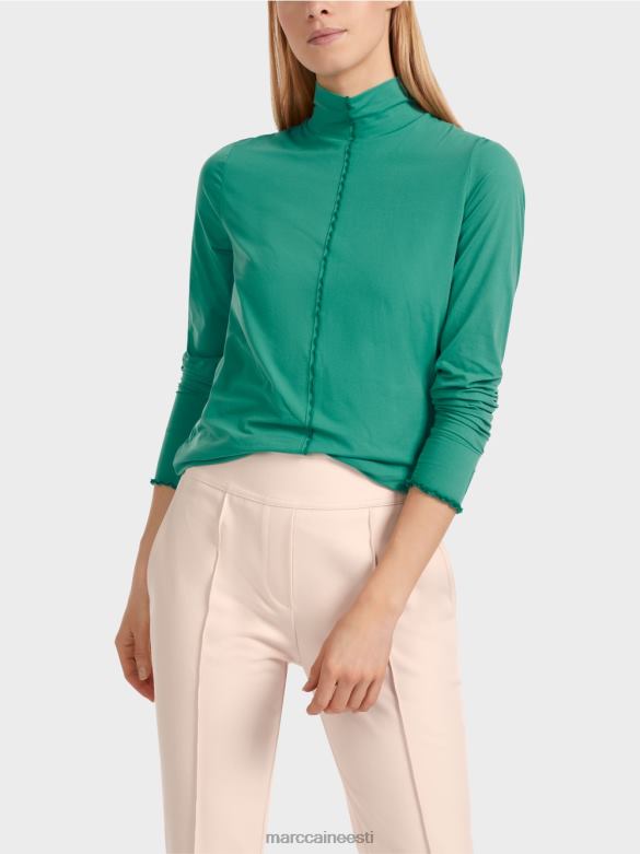 Marc Cain Riietus pikkade varrukatega püstkraega särk J8DT1237 emailiga