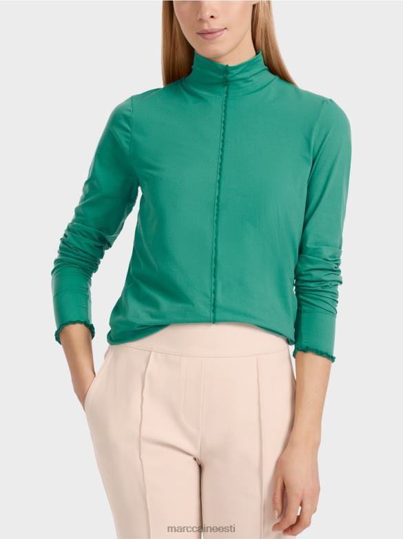 Marc Cain Riietus pikkade varrukatega püstkraega särk J8DT1237 emailiga