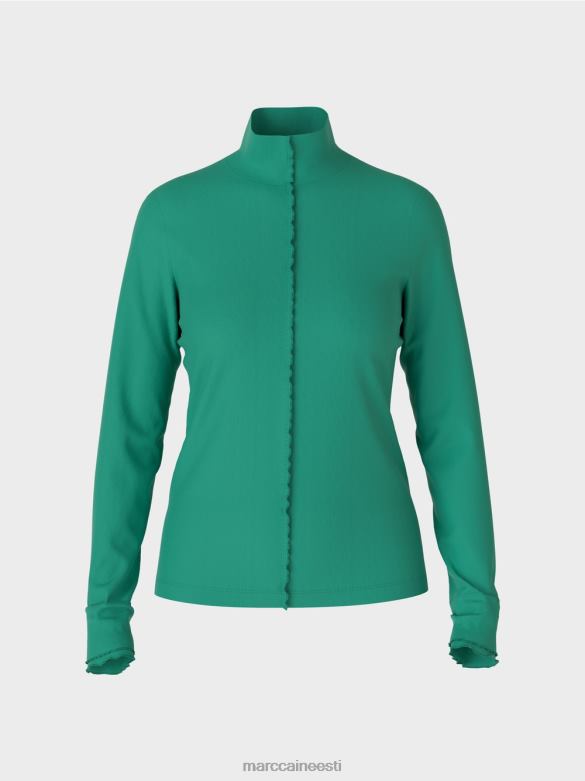 Marc Cain Riietus pikkade varrukatega püstkraega särk J8DT1237 emailiga