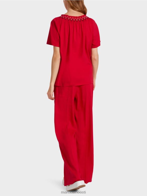 Marc Cain Riietus raglaaniga t-särk J8DT1375 sügav punane