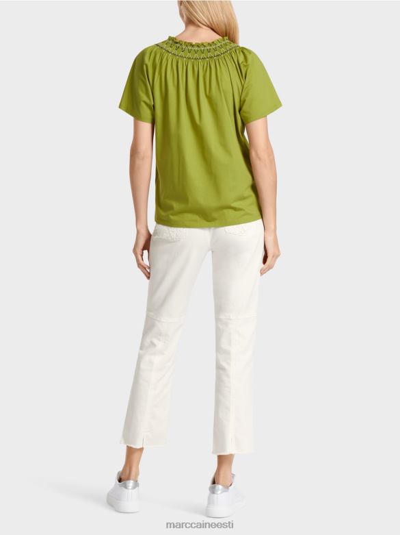 Marc Cain Riietus raglaaniga t-särk J8DT1404 sügav oliiviroheline