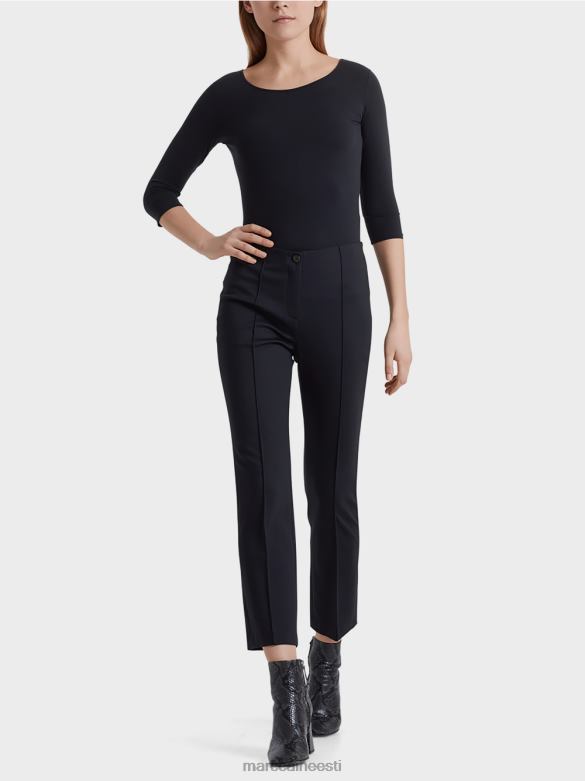 Marc Cain Riietus äärmiselt õrn pikkade varrukatega särk J8DT1471 kesköösinine