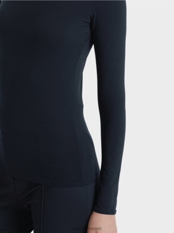 Marc Cain Riietus õrn pikkade varrukatega särk J8DT1474 kesköösinine