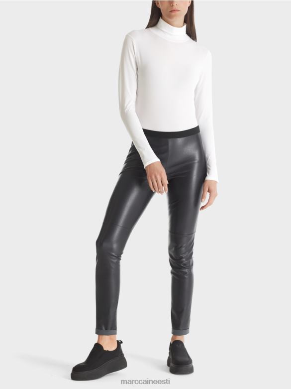 Marc Cain Riietus õrn rull-kraega pullover J8DT1484 valge