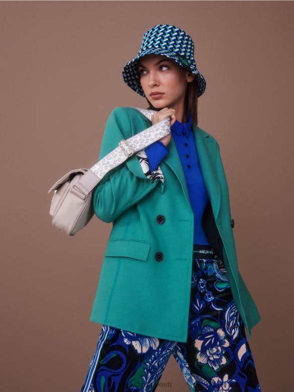 Marc Cain Riietus soonikuga trikoo polosärk J8DT1241 särav kuninglik sinine