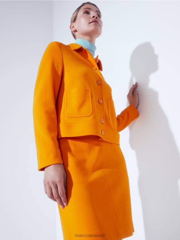 Marc Cain Riietus tavaline pikkade varrukatega topp J8DT1453 atmosfääri sinine