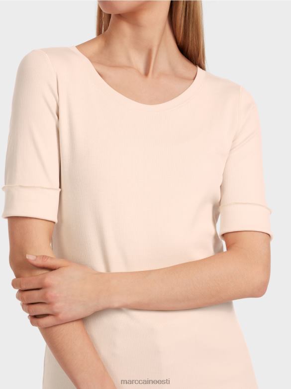 Marc Cain Riietus tavaline t-särk 3/4 varrukatega J8DT1234 mandliõis