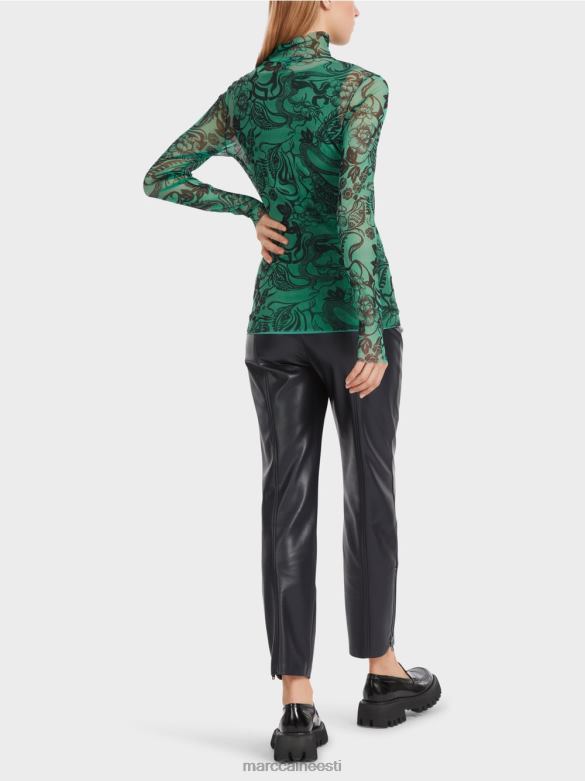 Marc Cain Riietus trükitud tülli pikad varrukad J8DT1244 emailiga