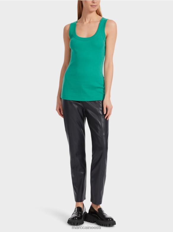 Marc Cain Riietus varrukateta puuvillane soonik top J8DT1242 emailiga