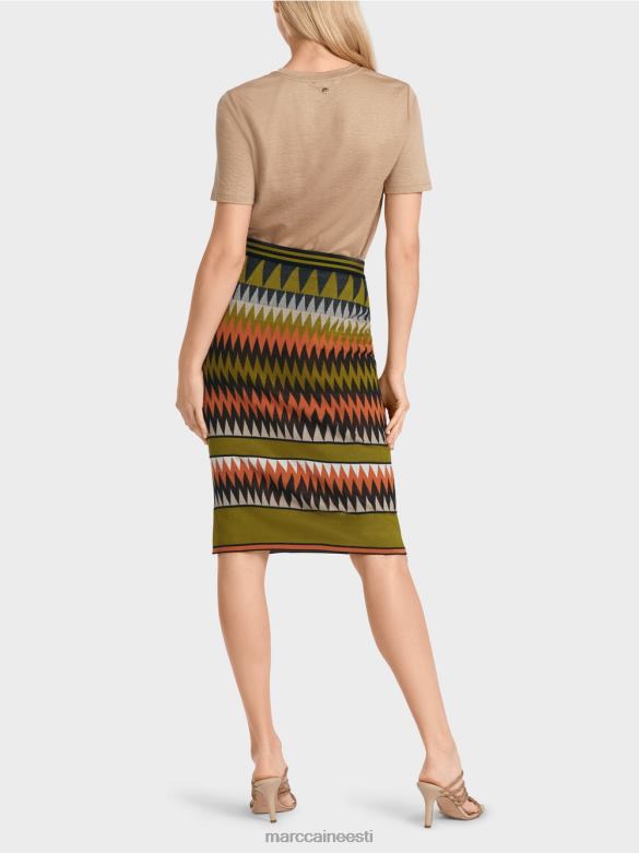 Marc Cain Riietus kitsas seelik \"kootud Saksamaal\" J8DT487 sügav oliiviroheline