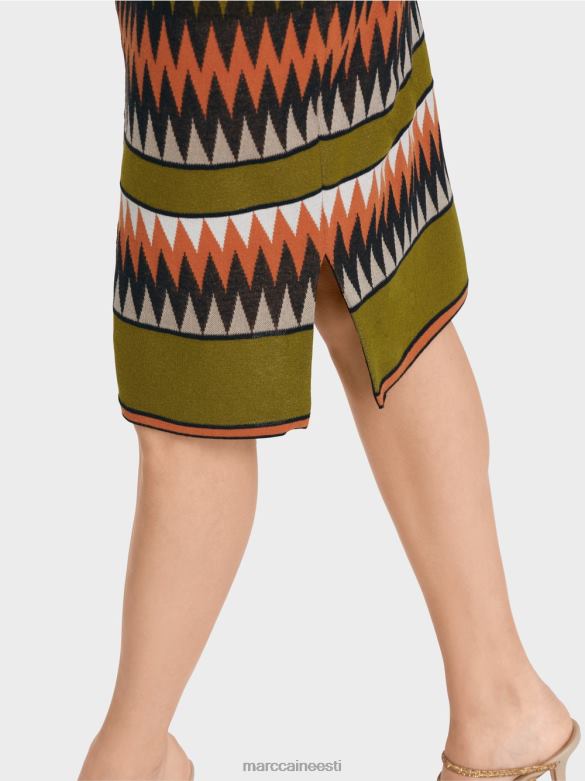 Marc Cain Riietus kitsas seelik \"kootud Saksamaal\" J8DT487 sügav oliiviroheline