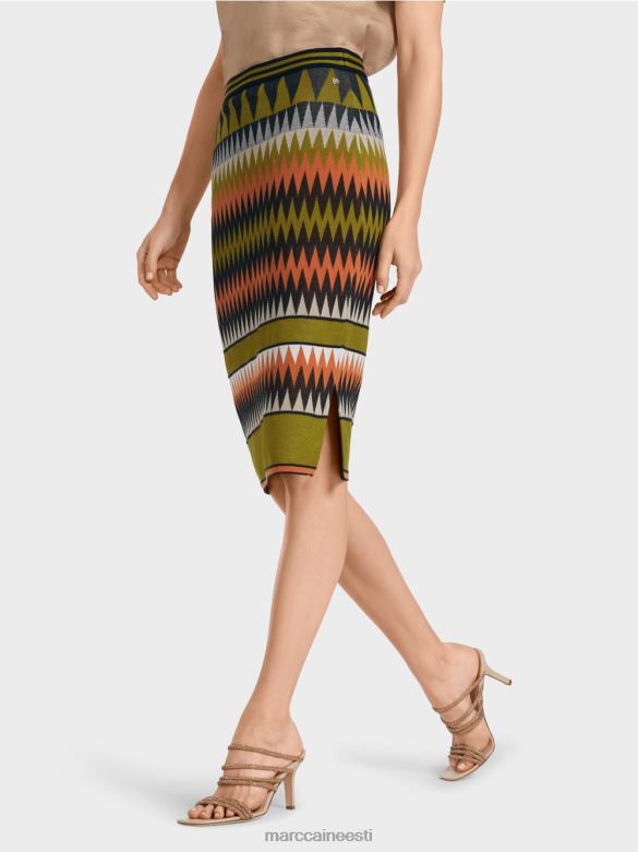 Marc Cain Riietus kitsas seelik \"kootud Saksamaal\" J8DT487 sügav oliiviroheline