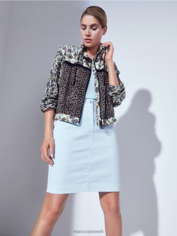 Marc Cain Riietus \"koos ümber mõtlema\" teksaseelik J8DT497 kerge pehme katuseaken