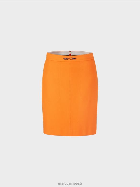 Marc Cain Riietus sale seelik dekoratiivse mc ketiga J8DT512 selge oranž