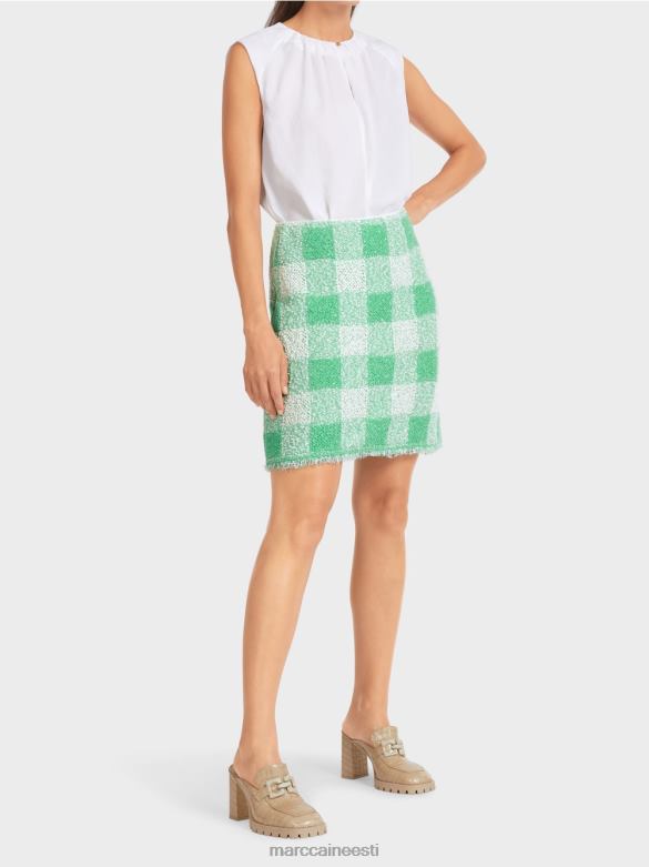 Marc Cain Riietus vichy tšeki seelik \"kootud Saksamaal\" J8DT495 särav jade