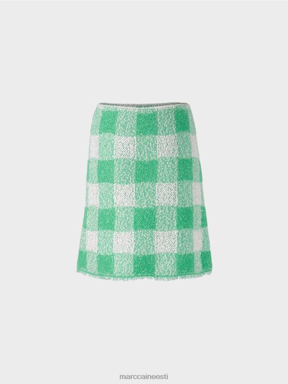 Marc Cain Riietus vichy tšeki seelik \"kootud Saksamaal\" J8DT495 särav jade