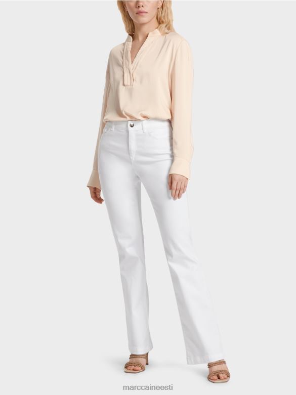 Marc Cain Riietus faro "rethink together" teksad J8DT796 valge