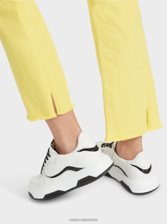 Marc Cain Riietus \"koos ümber mõtlema\" püksid forli J8DT789 pehme sidrun