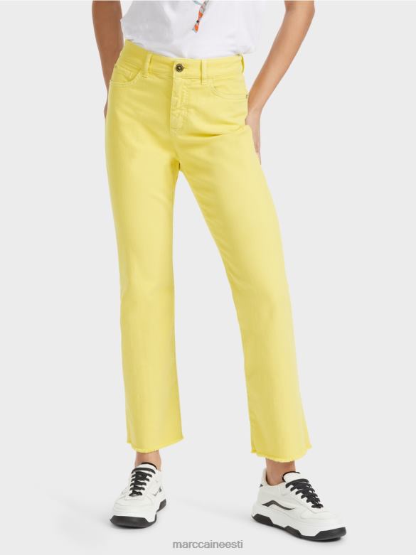 Marc Cain Riietus \"koos ümber mõtlema\" püksid forli J8DT789 pehme sidrun