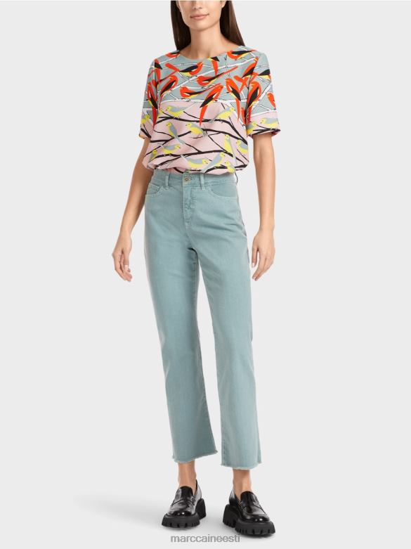 Marc Cain Riietus "koos ümber mõtlema" püksid forli J8DT790 tume taevasinine