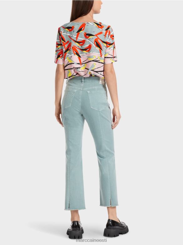 Marc Cain Riietus \"koos ümber mõtlema\" püksid forli J8DT790 tume taevasinine