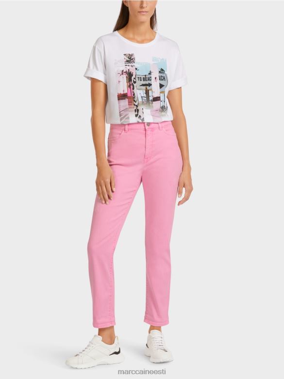 Marc Cain Riietus "mõtle koos ümber" teksad J8DT804 uhke roosa