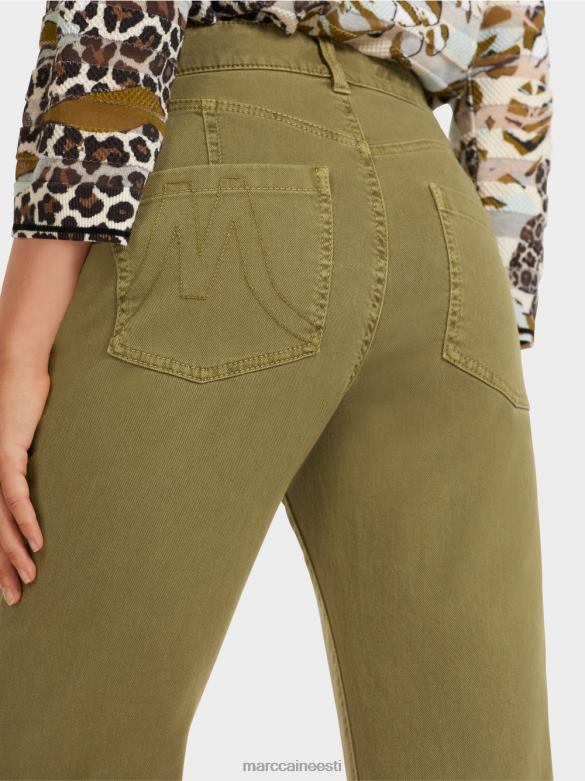 Marc Cain Riietus \"mõtle koos ümber\" teksad J8DT809 kollane oliiv