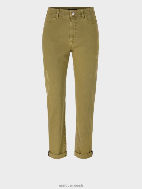 Marc Cain Riietus \"mõtle koos ümber\" teksad J8DT809 kollane oliiv