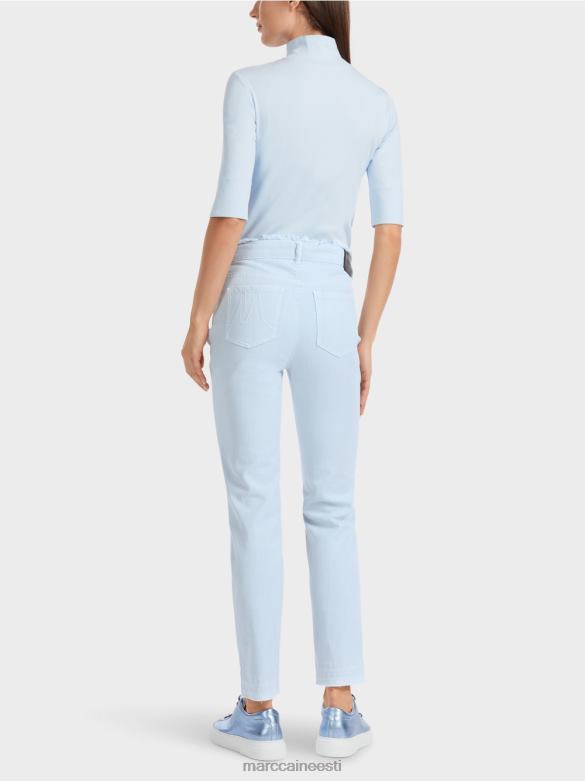 Marc Cain Riietus \"mõtle koos ümber\" teksad silea J8DT757 pehme pulber sinine