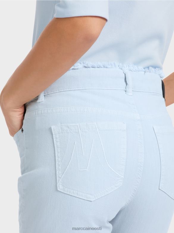 Marc Cain Riietus \"mõtle koos ümber\" teksad silea J8DT757 pehme pulber sinine